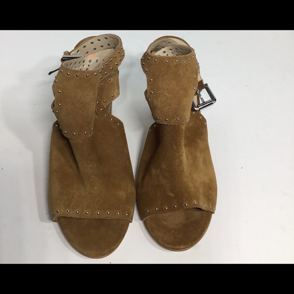 Tan Guess Erika Open Toe Heeled Sandal Sz 10M - Picture 6 of 7
